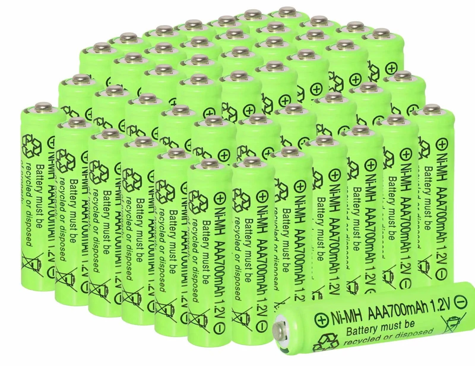 AAA Rechargeable Batteries 700mAh Ni-MH 1.2V – 12 Pack