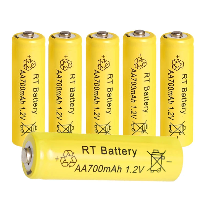 2-20Pcs AA 700mAh 1.2V Ni-MH Rechargeable Batteries