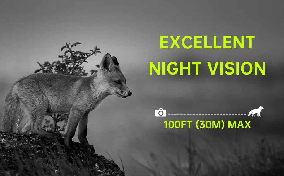 4K 64MP Solar Trail Camera with Night Vision – 0.2s Trigger