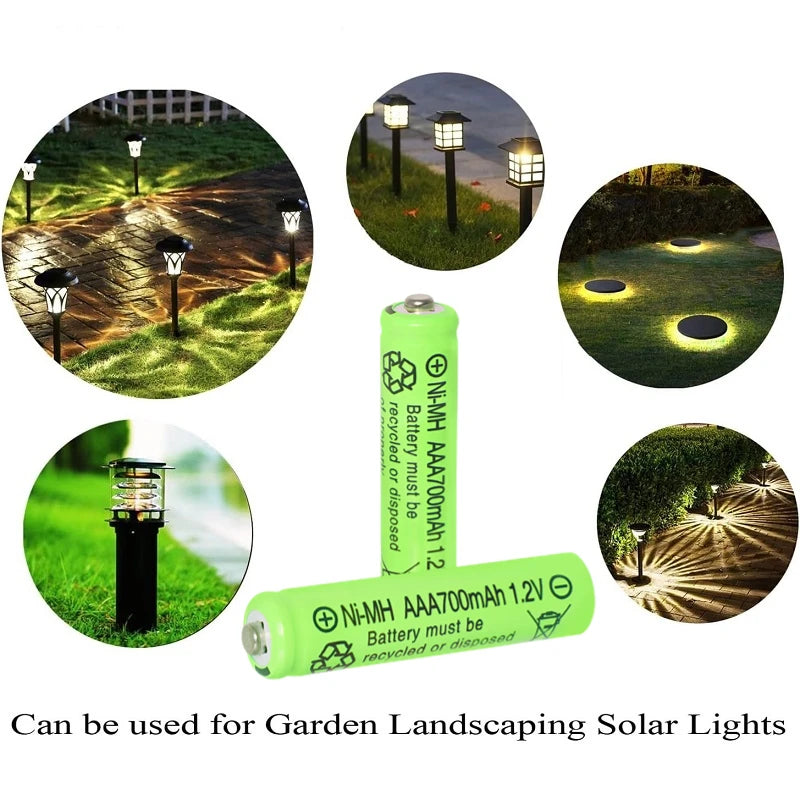 AAA Rechargeable Batteries 700mAh Ni-MH 1.2V – 12 Pack