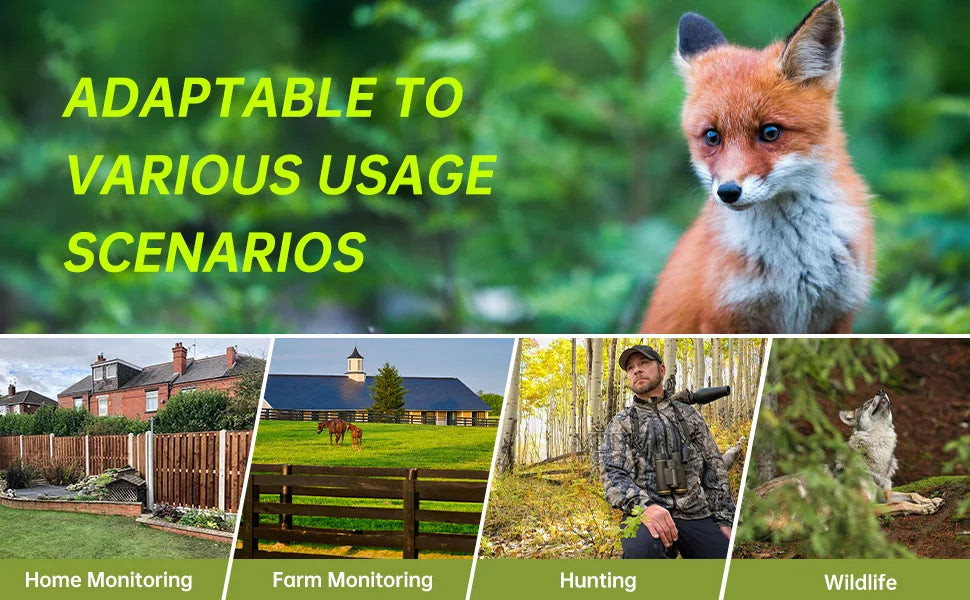 4K 64MP Solar Trail Camera with Night Vision – 0.2s Trigger