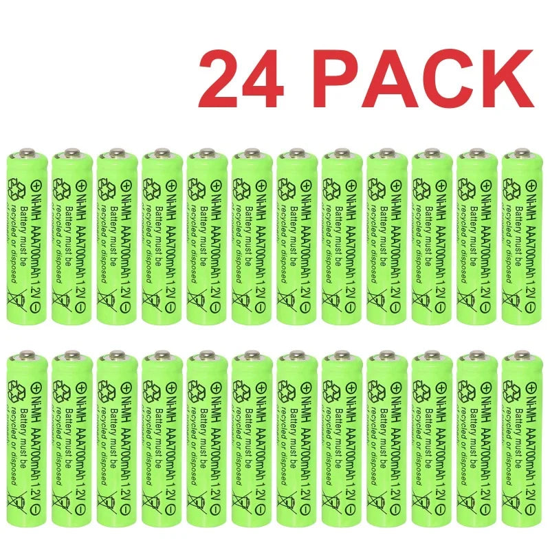 AAA Rechargeable Batteries 700mAh Ni-MH 1.2V – 12 Pack
