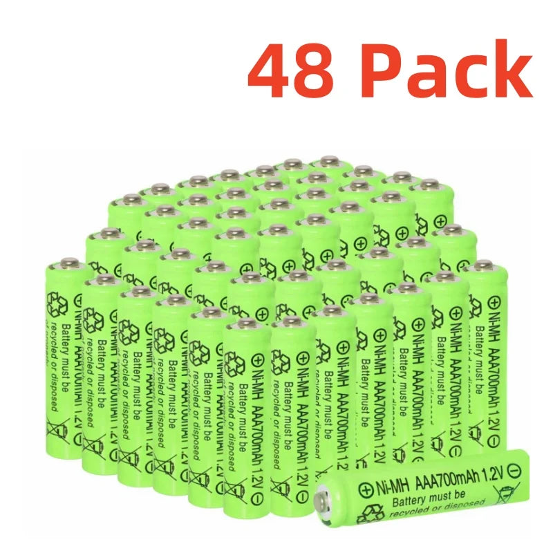 AAA Rechargeable Batteries 700mAh Ni-MH 1.2V – 12 Pack