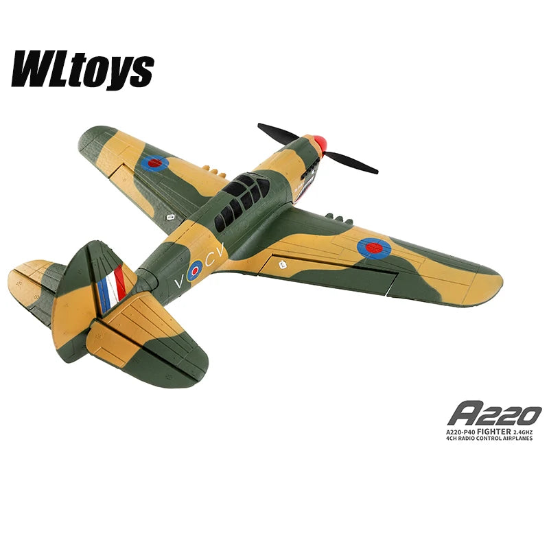 WLtoys A220/A210/A260 RC Airplane 2.4G 4CH 3D/6G Stunt Fighter