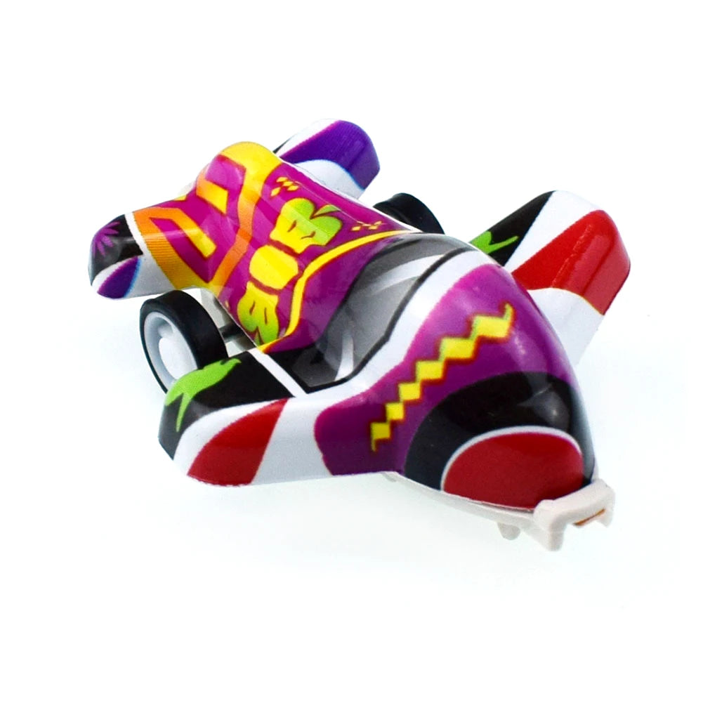 20pcs Cartoon Pull Back Cars & Planes – Mini Plastic Toy Vehicles for Kids