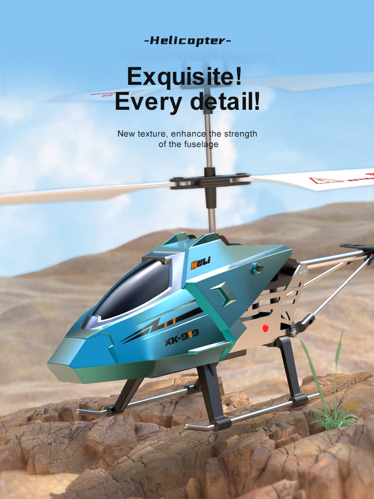 2.4GHz Alloy RC Helicopter 3.5CH with Gyro & LED Lights