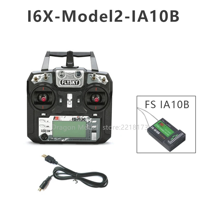 Flysky FS-i6X 10CH 2.4GHz RC Transmitter with Receiver