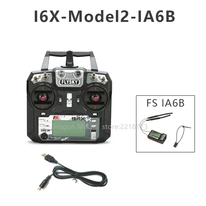 Flysky FS-i6X 10CH 2.4GHz RC Transmitter with Receiver