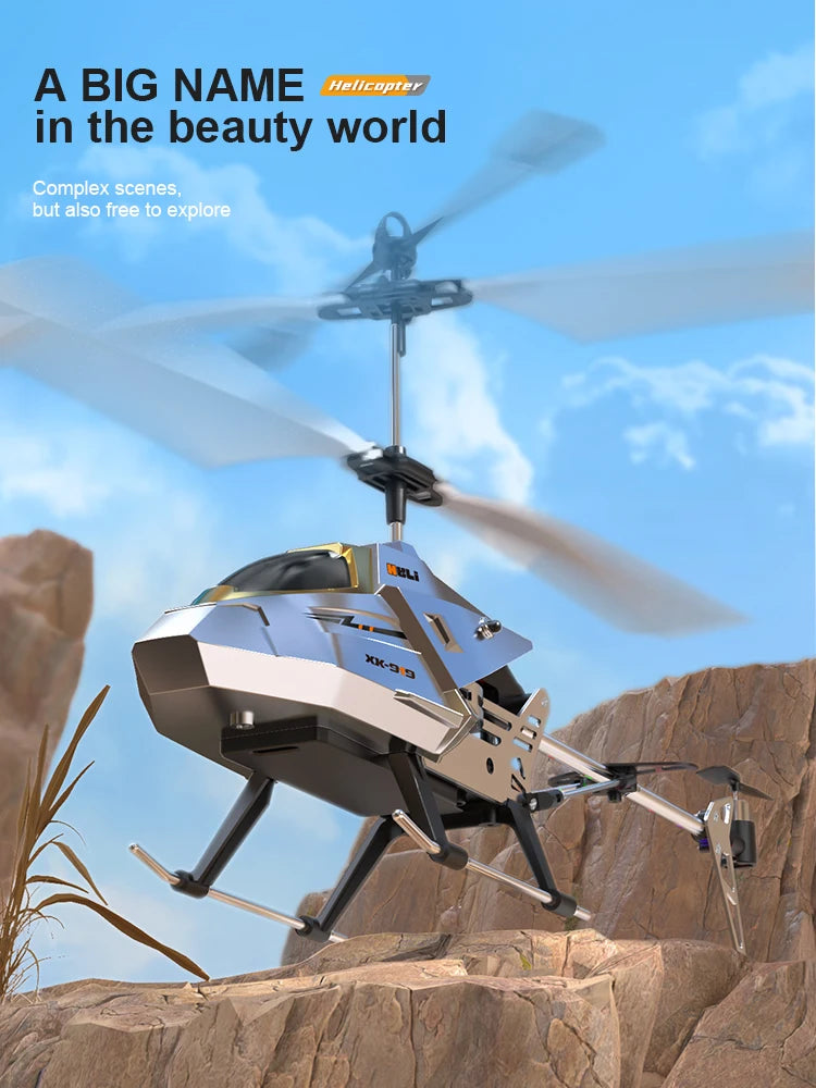 2.4GHz Alloy RC Helicopter 3.5CH with Gyro & LED Lights
