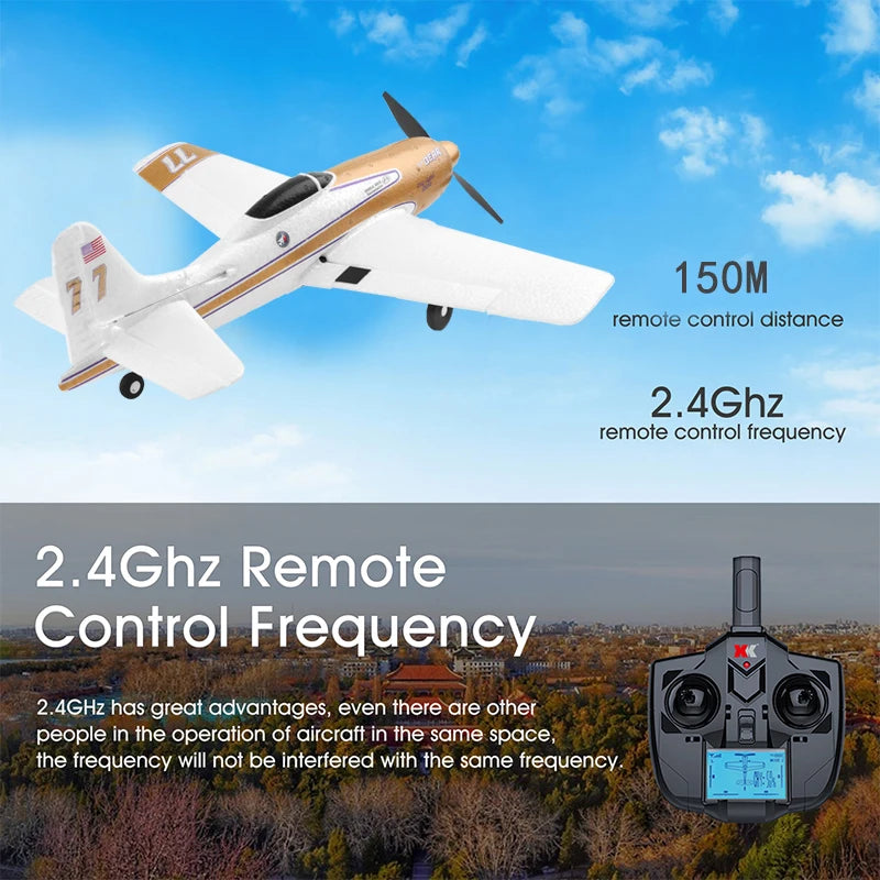 WLtoys A220/A210/A260 RC Airplane 2.4G 4CH 3D/6G Stunt Fighter