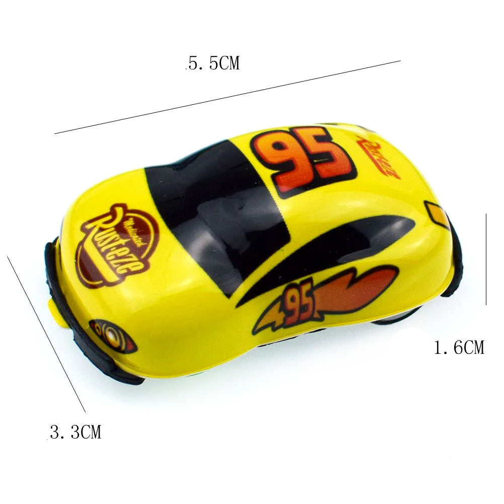 20pcs Cartoon Pull Back Cars & Planes – Mini Plastic Toy Vehicles for Kids