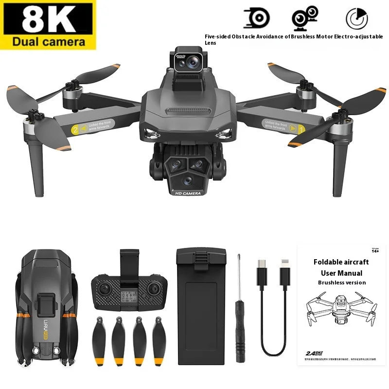 UVA P20 Drone – 8K HD Camera, 3-Axis Gimbal GPS Quadcopter