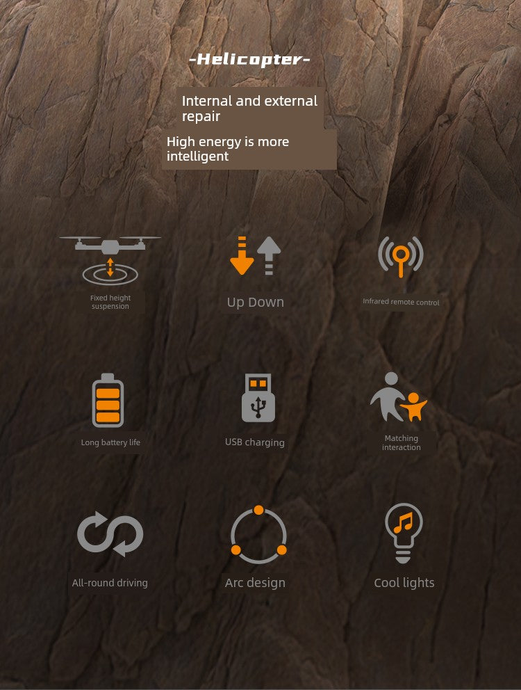 Large Alloy RC Aircraft Helicopter – Long Endurance UAV Toy