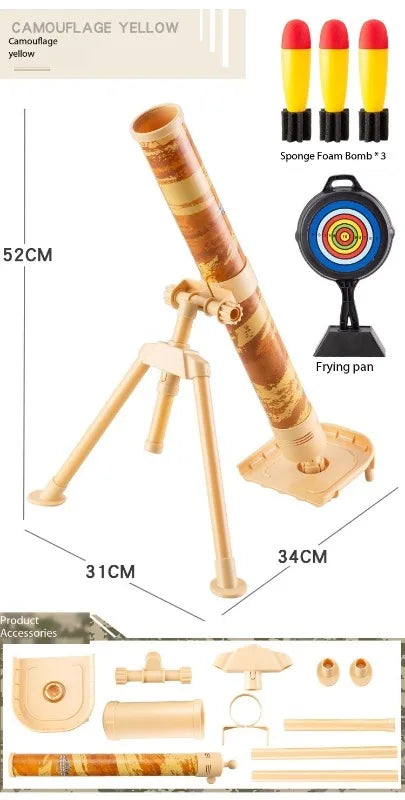 Kids Gravity Cannon Toy – Rocket Launcher & Ejection Mortar Stress Relief Toy