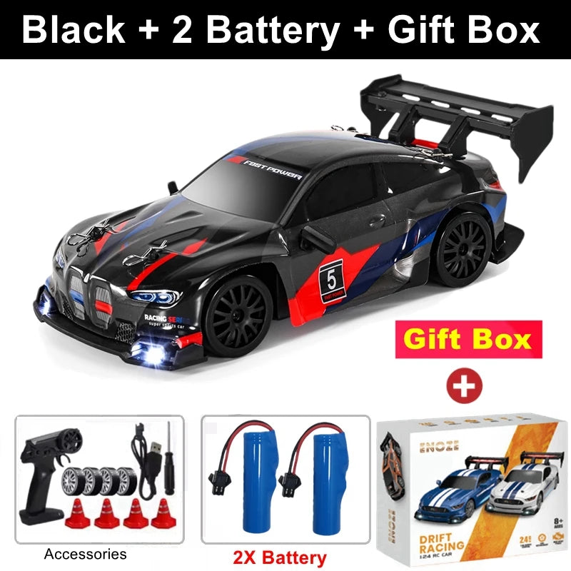 4WD RC Drift Car with LED – High Speed Racing RTR