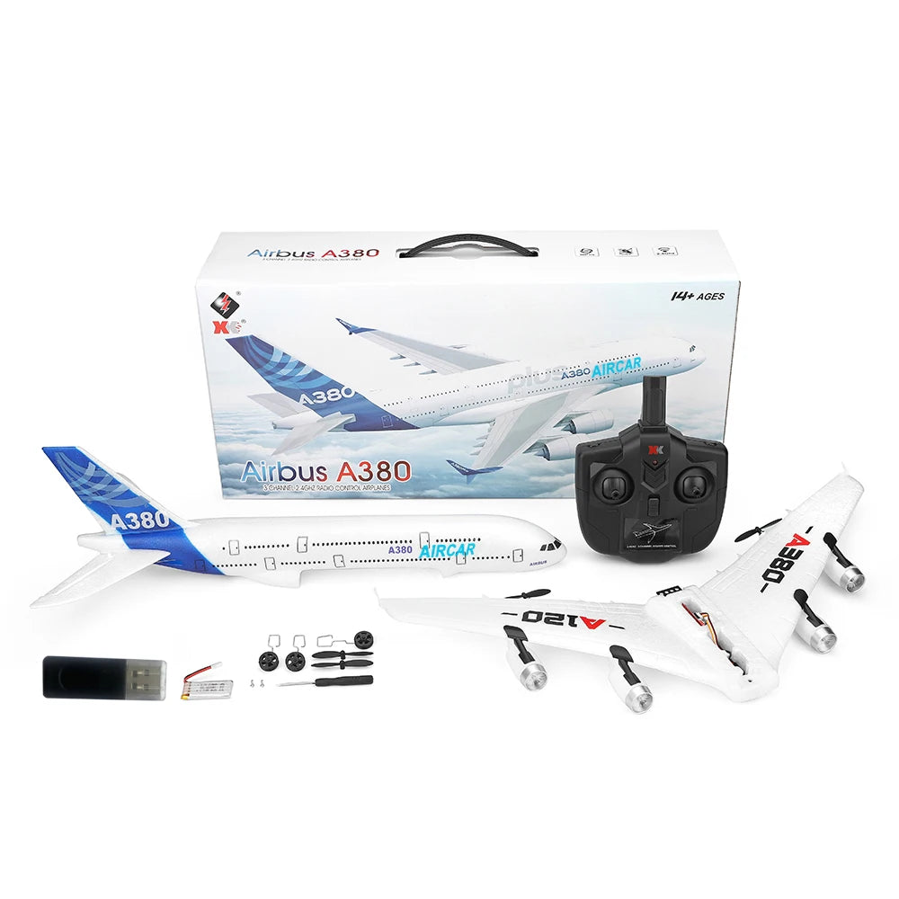 WLtoys XK A120 Airbus A380 RC Plane 3CH EPP RTF