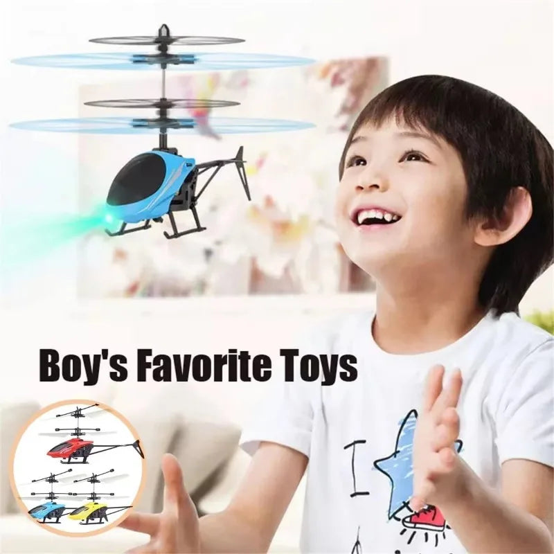 Mini RC Helicopter – Safe, Fall-Resistant & Rechargeable