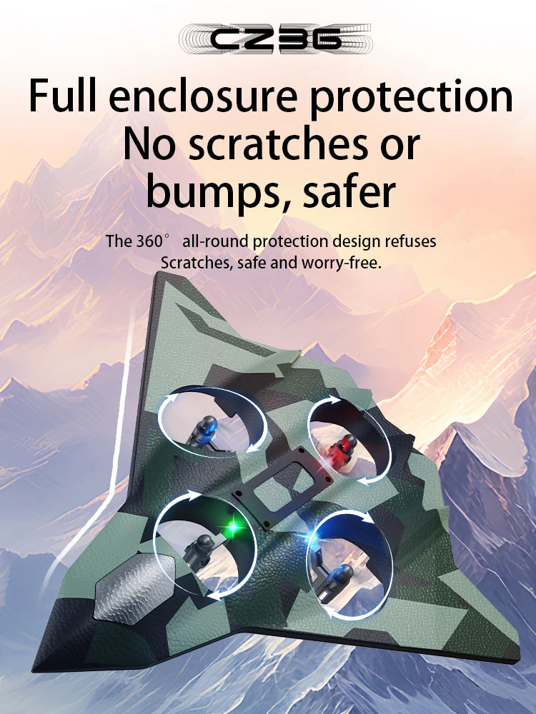 CZ36 Foam RC Glider Plane – Stunt Throw & Fly Toy