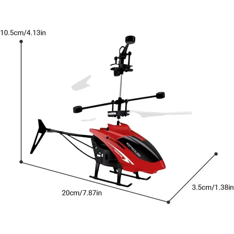Mini RC Helicopter – Safe, Fall-Resistant & Rechargeable