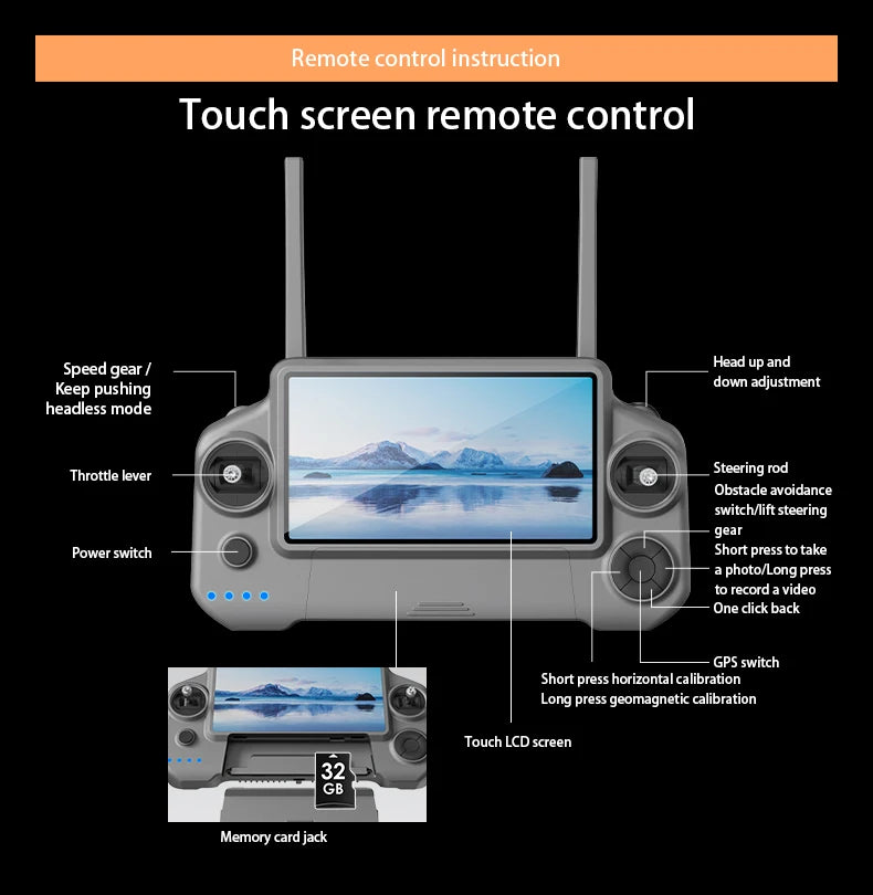 KY-001 PRO Hang 800g GPS Drone – 8K Camera, 3-Axis Gimbal, 20KM Range