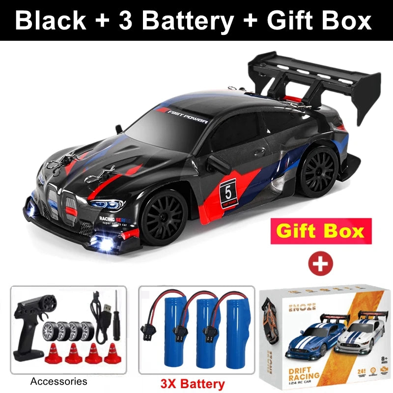 4WD RC Drift Car with LED – High Speed Racing RTR