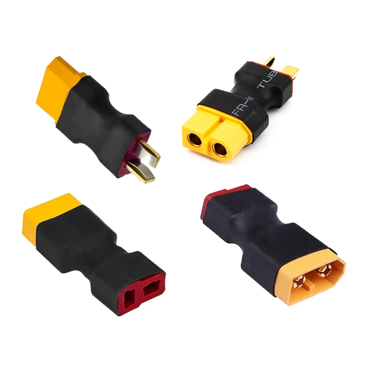 RCXAZ XT60 Female to T Plug Male Adapter – 5PCS