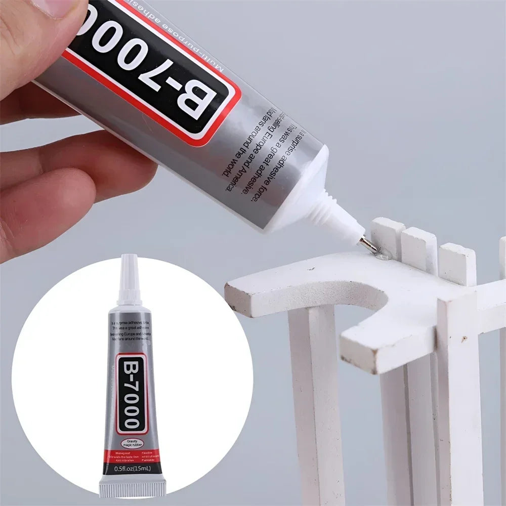 B-7000 Clear Adhesive Glue with Precision Tip (15ml/50ml/110ml)