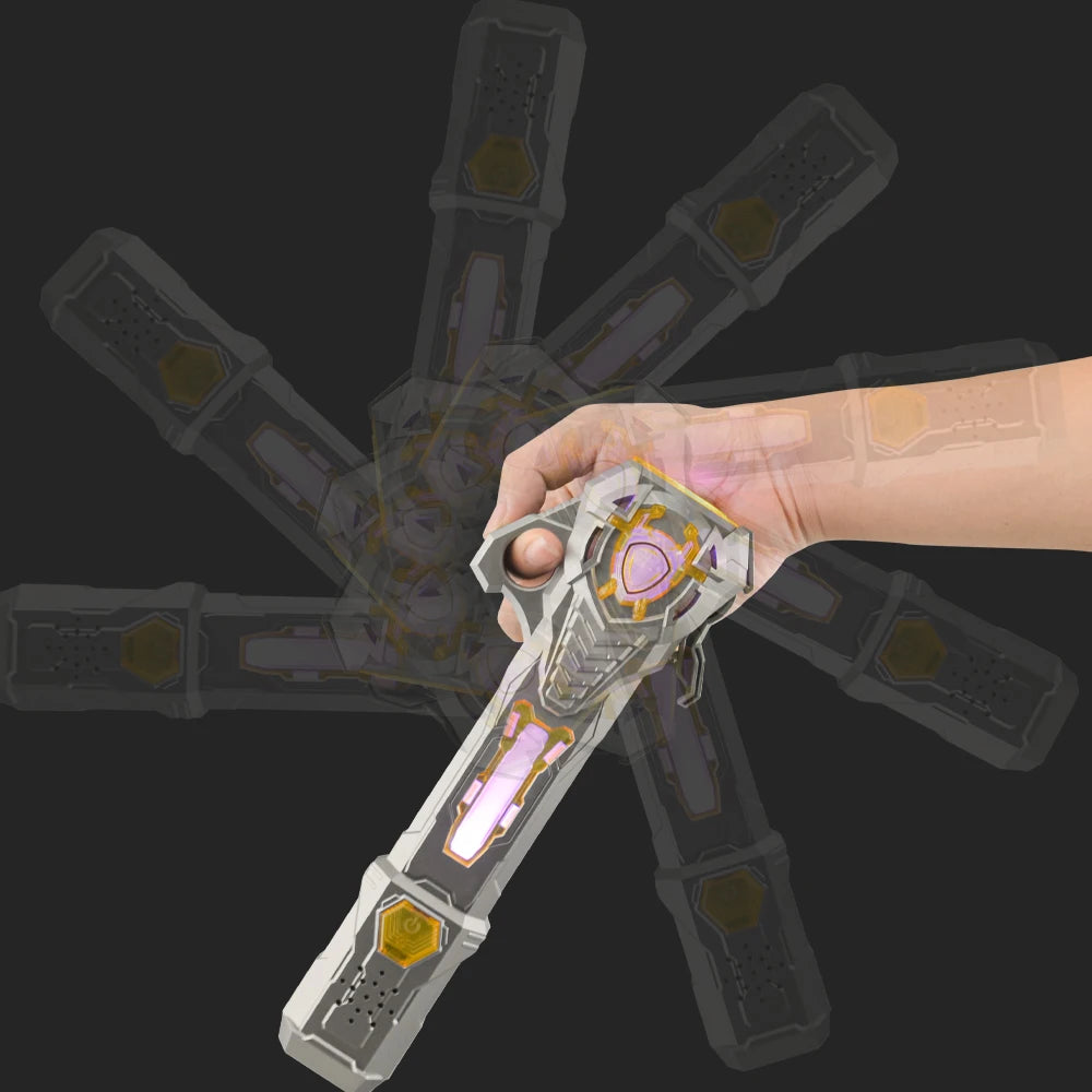 RGB Light-Up Saber – USB Rechargeable 16-Color Retractable Laser Sword Toy for Kids