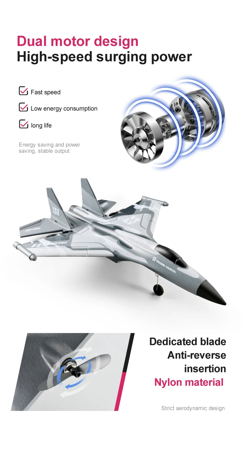 G1 RC Glider Plane 3CH Foam Electric Hand-Throw Airplane