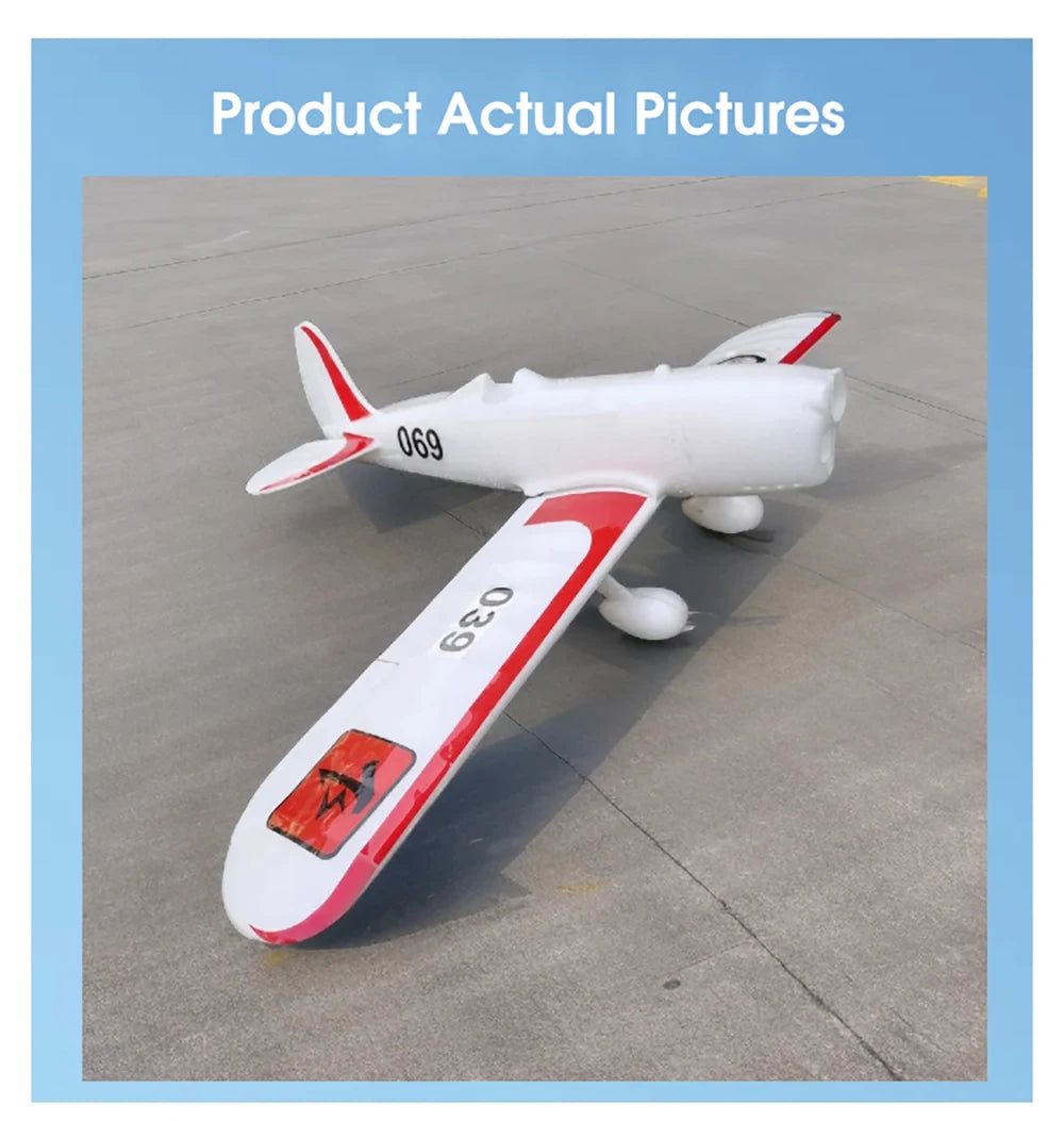KPQRC Ryan 1000mm EPO RC Airplane Racer – Fixed Wing Kit
