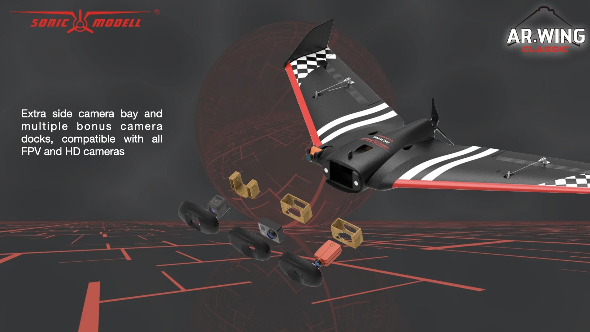 SonicModell AR Wing Classic 900mm EPP FPV RC Airplane Kit