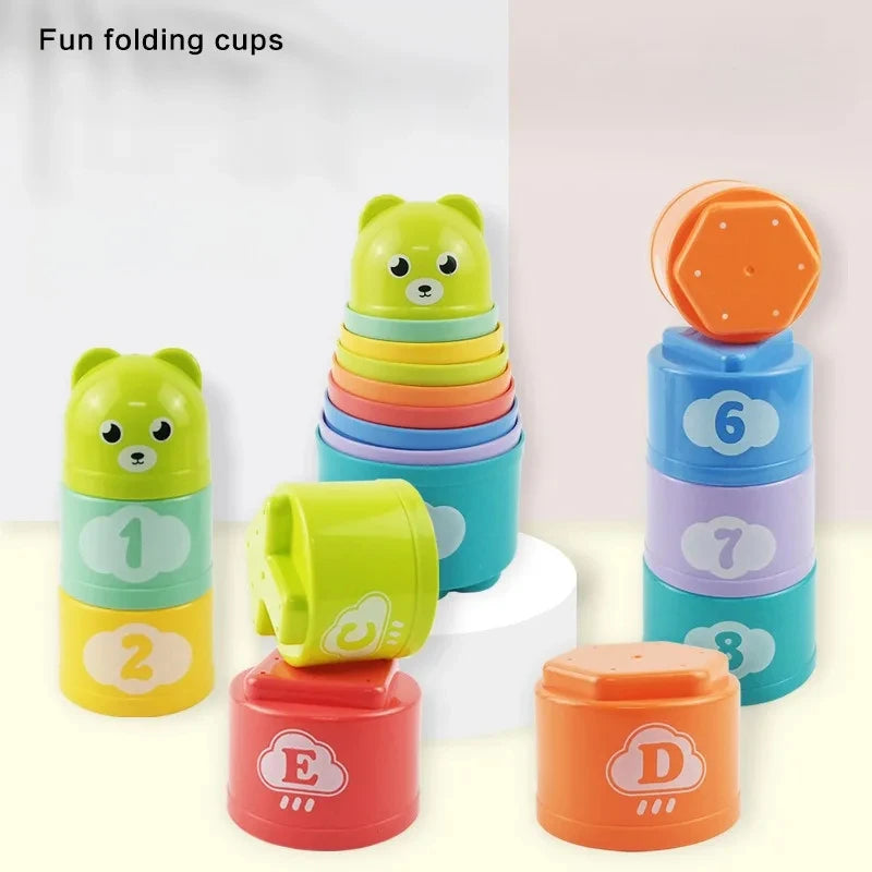 Kid Brain Response Fold Cup – Hand Speed Stacking Game Toy