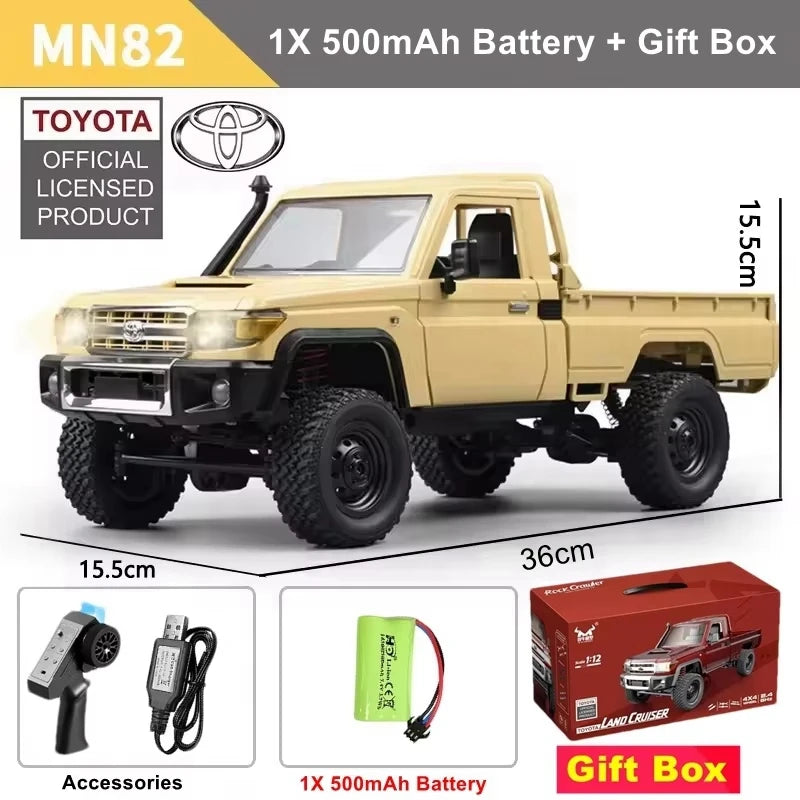 1/12 4WD RC Car Off-Road Buggy Truck – 2.4G Remote Control