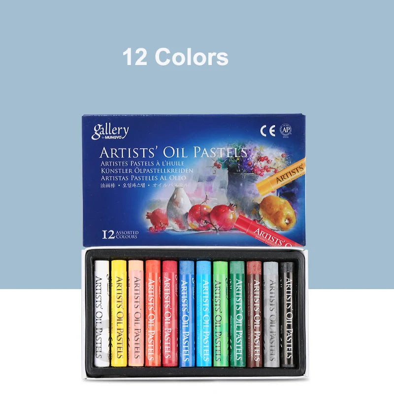MUNGYO Artist Oil Pastels – Professional Non-Toxic Art Sticks