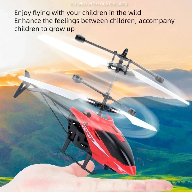 Mini RC Drone – Rechargeable, Safe & Fall-Resistant (No Battery)
