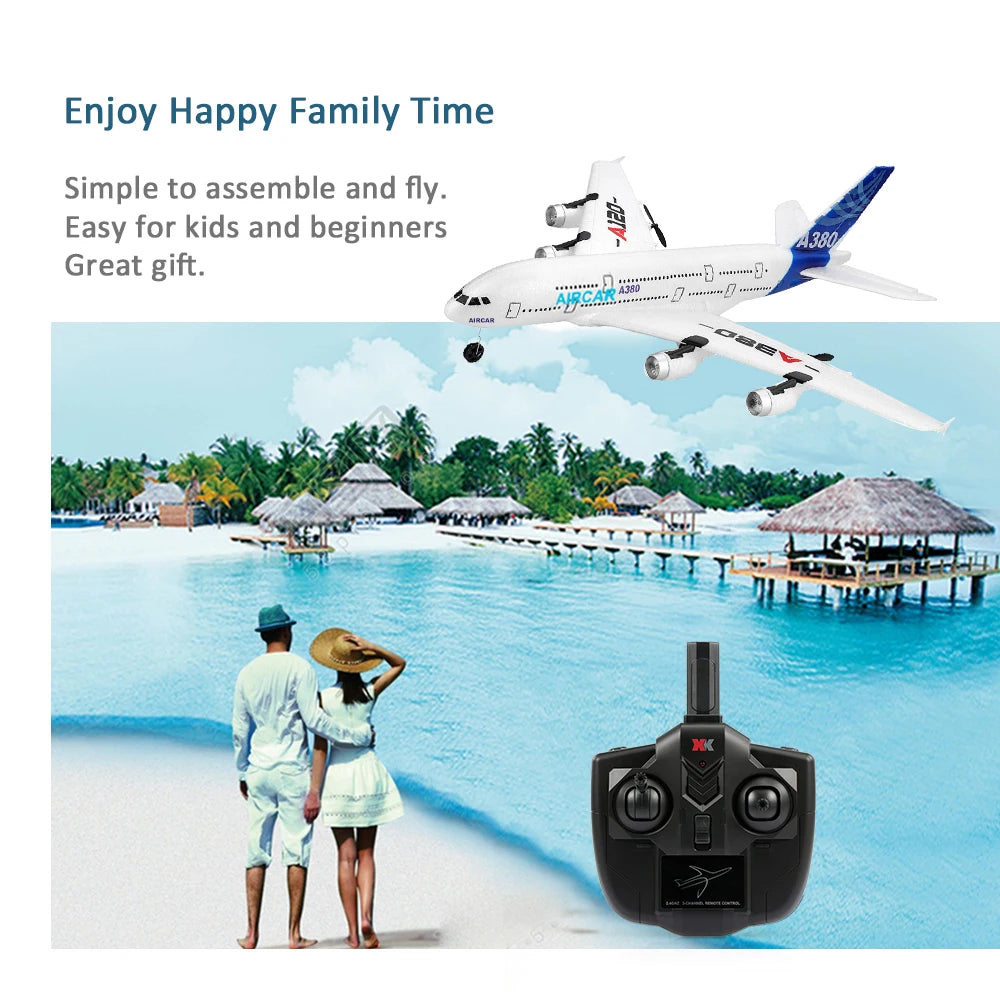 WLtoys XK A120 Airbus A380 RC Plane 3CH EPP RTF