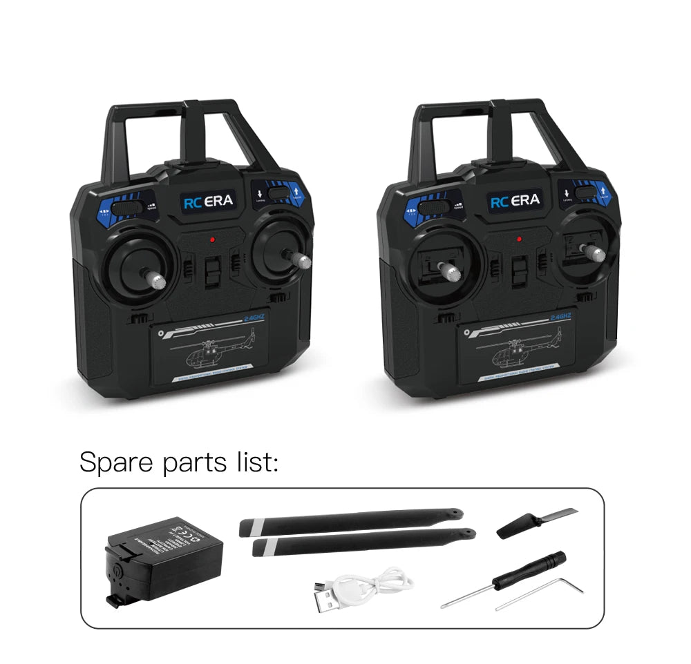 C186 RC Helicopter 2.4G 4CH BO105 with 6-Axis Gyro