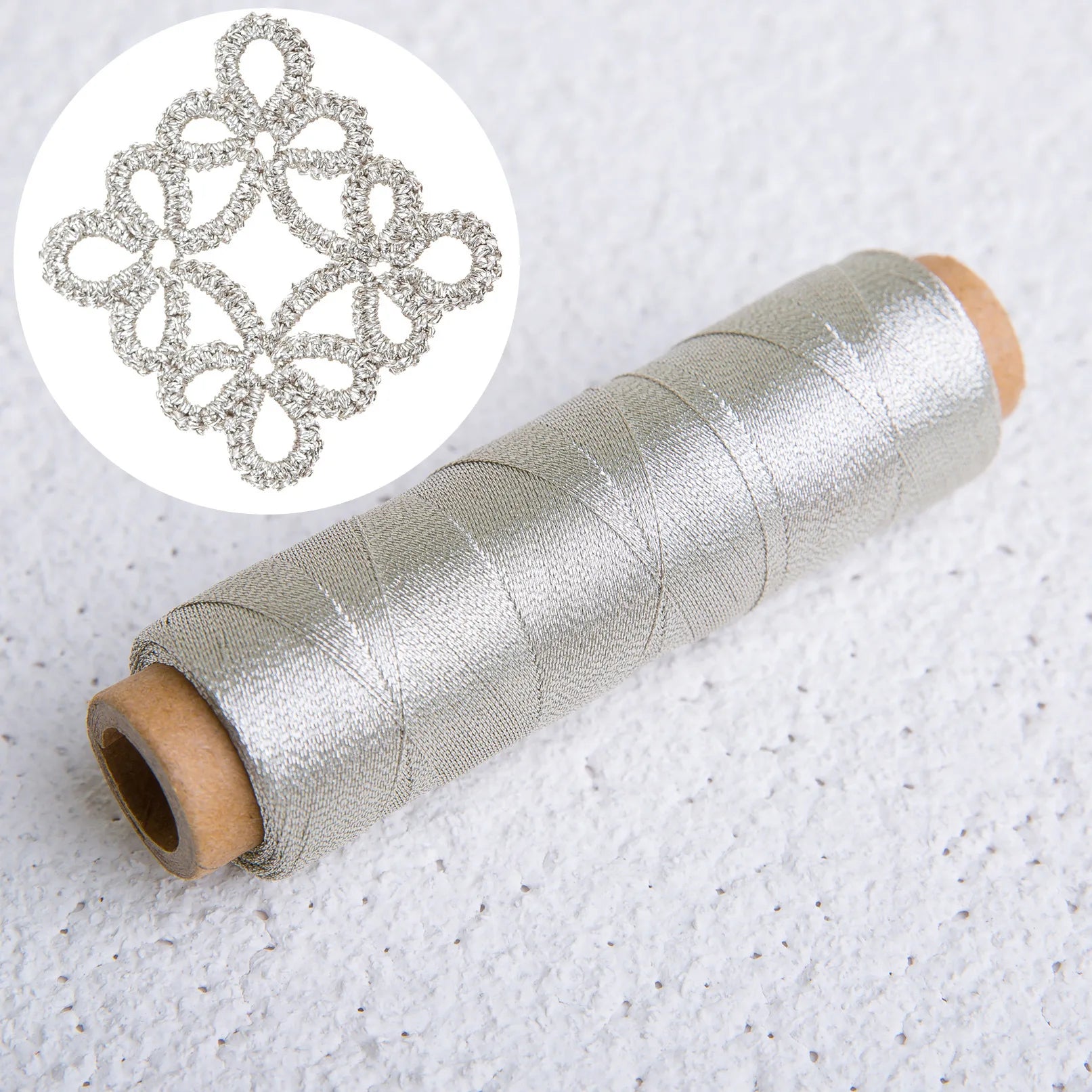 200m Colorful Shiny Metallic Embroidery & Craft Thread