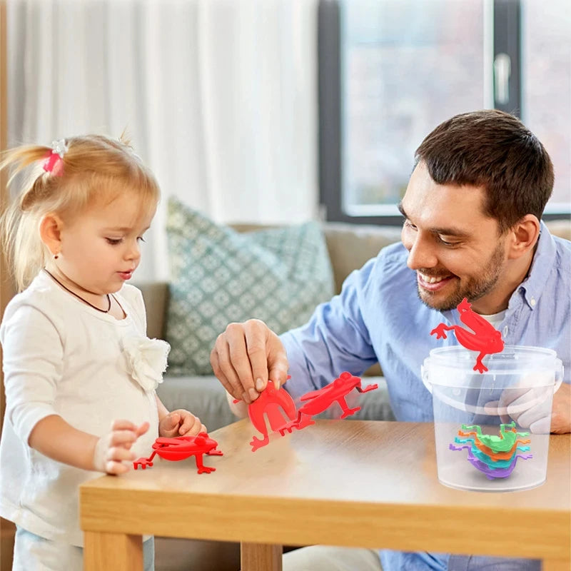 Jumping Frog Toy – Parent-Child Bounce & Stress Relief (1–20pcs)