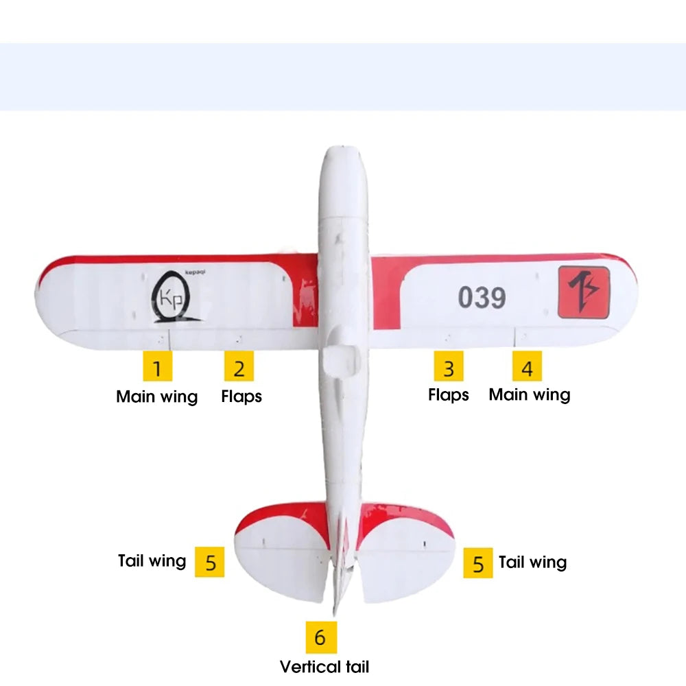 KPQRC Ryan 1000mm EPO RC Airplane Racer – Fixed Wing Kit