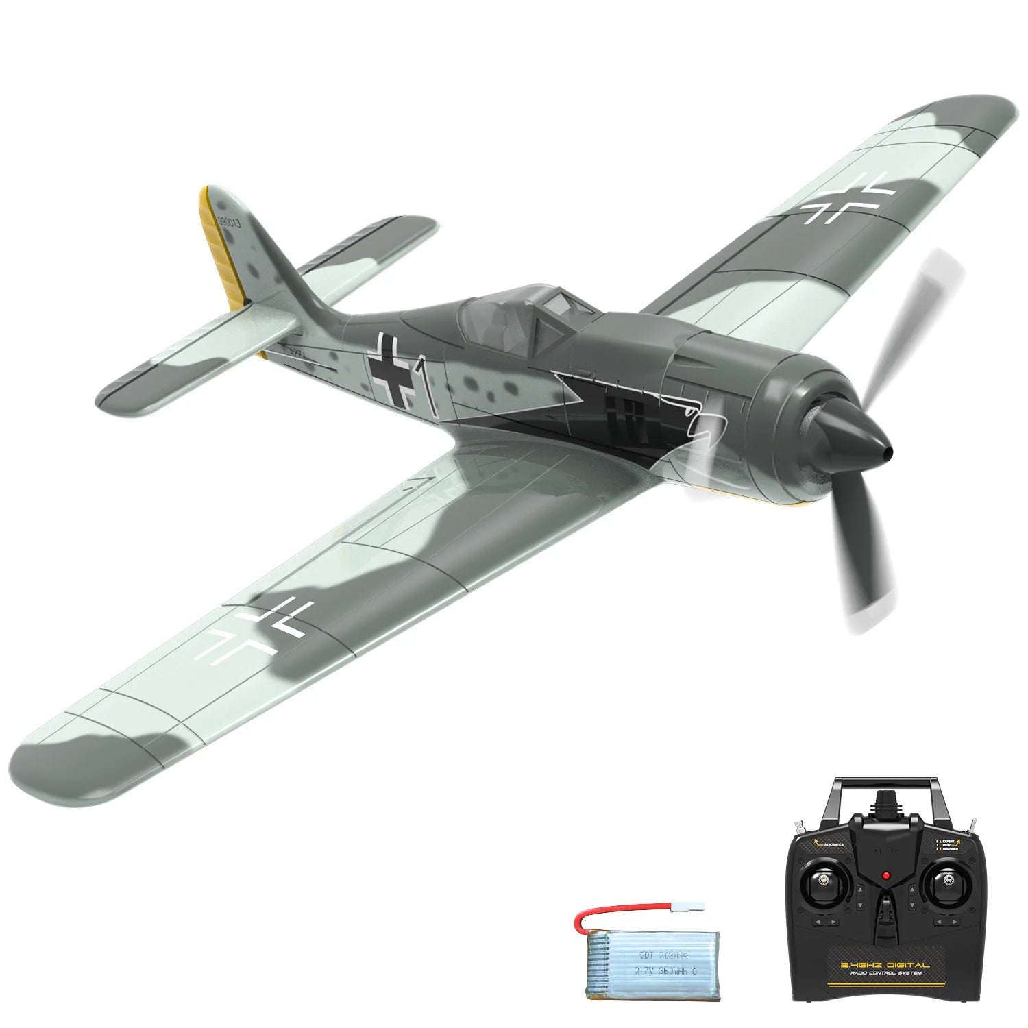 Volantex Spitfire RC Plane 2.4G 4CH Warbird – 400mm RTF