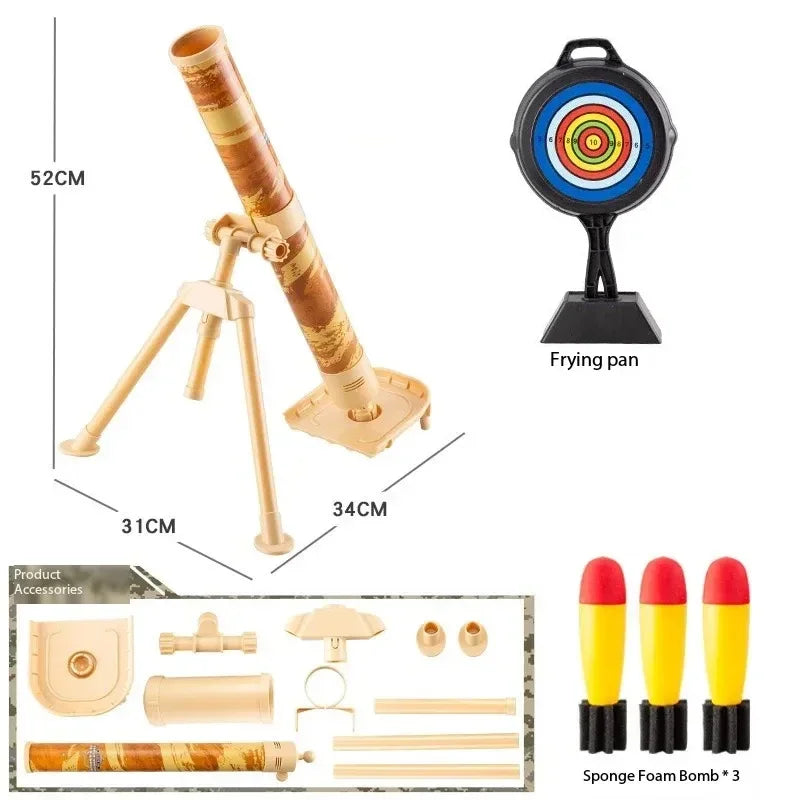 Kids Gravity Cannon Toy – Rocket Launcher & Ejection Mortar Stress Relief Toy