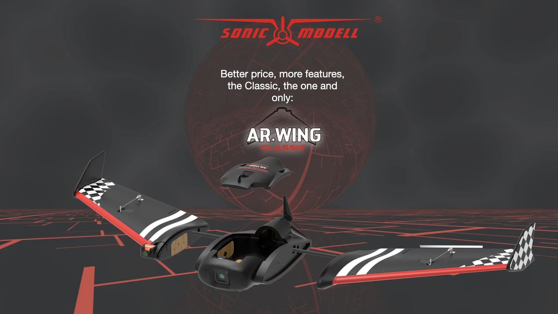 SonicModell AR Wing Classic 900mm EPP FPV RC Airplane Kit