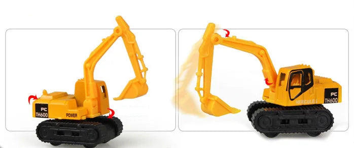 10-in-1 Construction Truck Toy Set – Die-Cast Vehicles for Kids