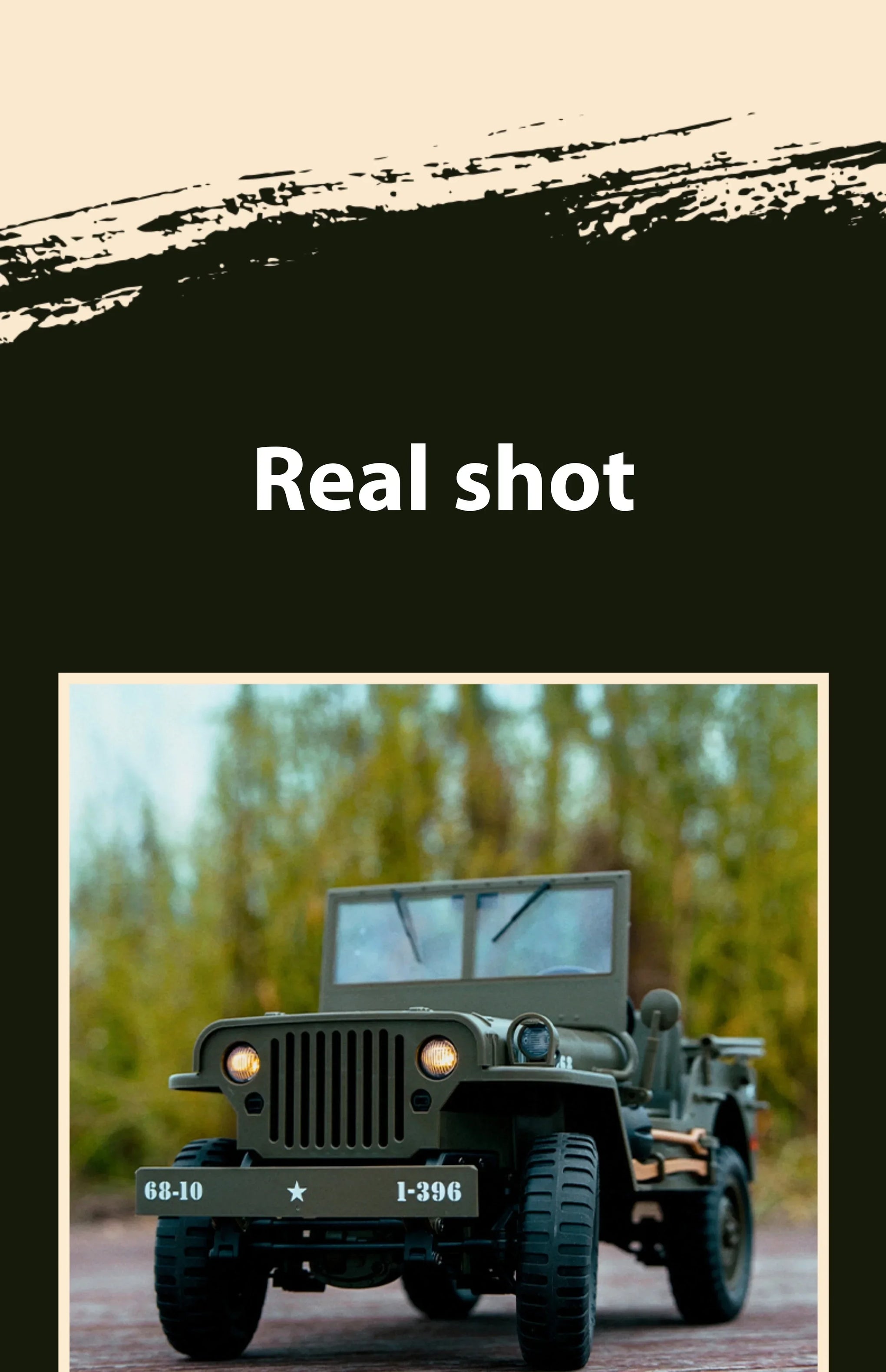 JJRC C8815 RC Jeep Willys 1/12 4WD Military Crawler Truck RTR