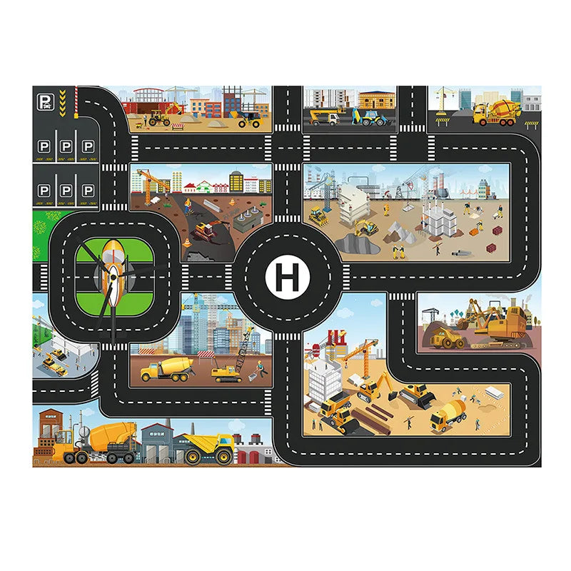 10-in-1 Construction Truck Toy Set – Die-Cast Vehicles for Kids