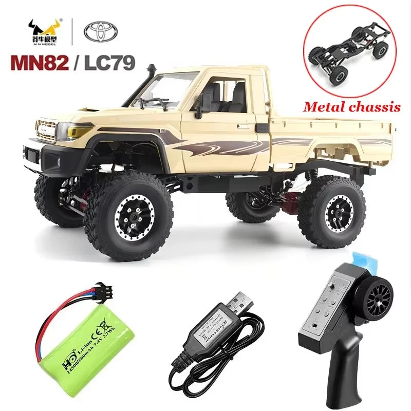 MN82/MN82S 1/12 RC Car 4x4 Off-Road Crawler – Toyota Style