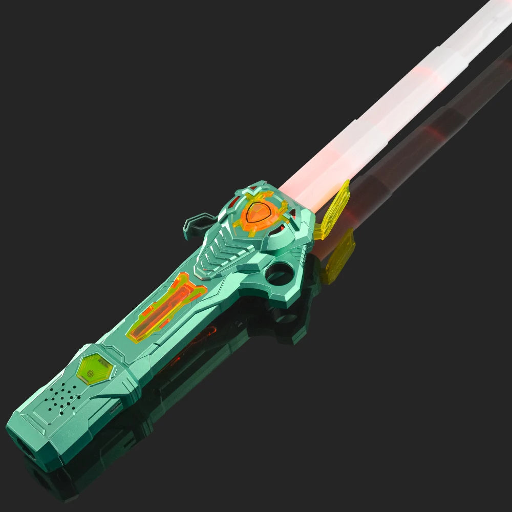 RGB Light-Up Saber – USB Rechargeable 16-Color Retractable Laser Sword Toy for Kids