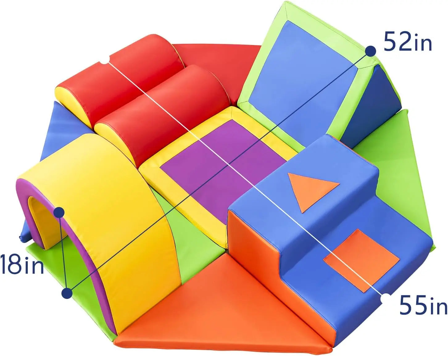 11-Piece Toddler Climbing Toys – Soft Foam Indoor Play Set