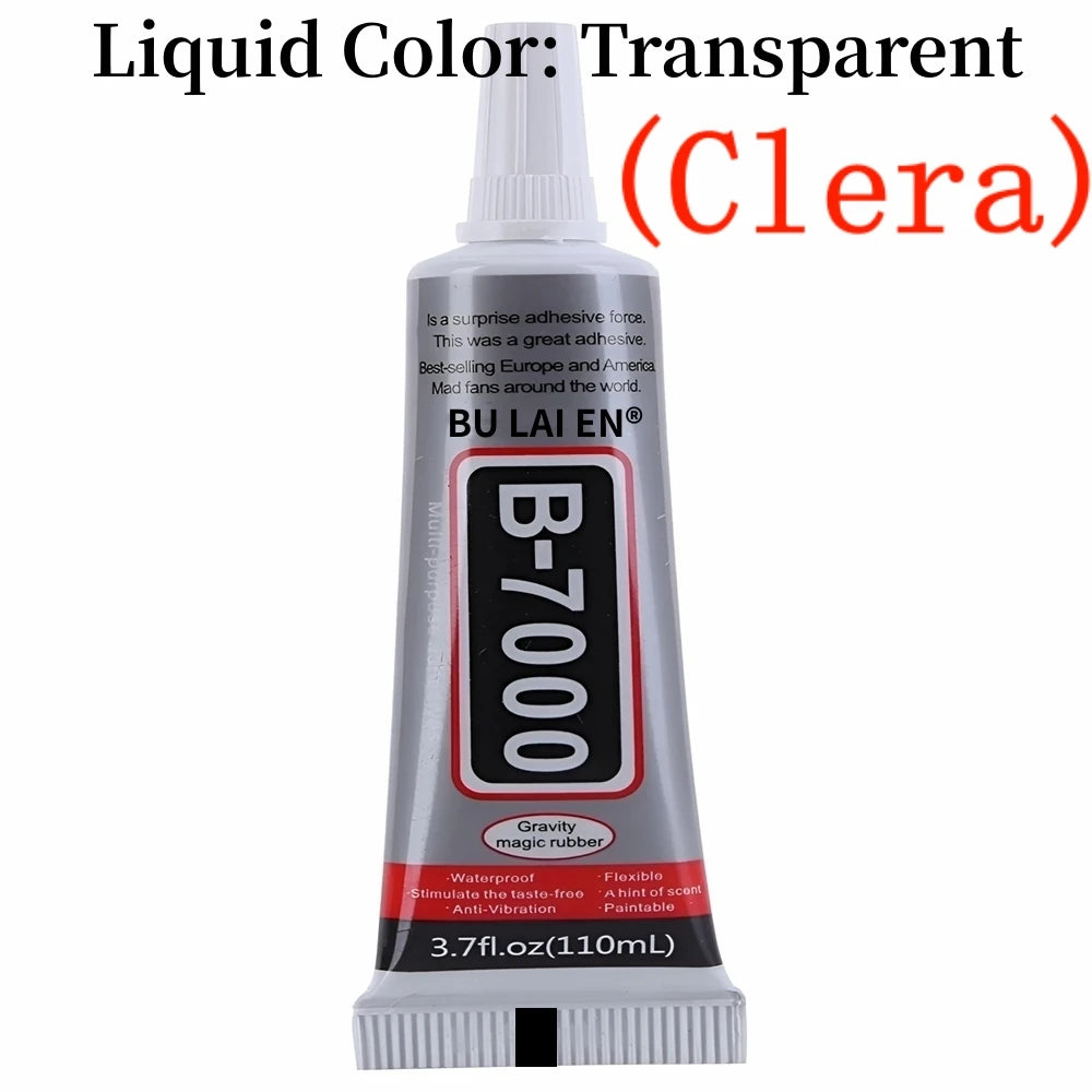 B-7000 Clear Adhesive Glue with Precision Tip (15ml/50ml/110ml)